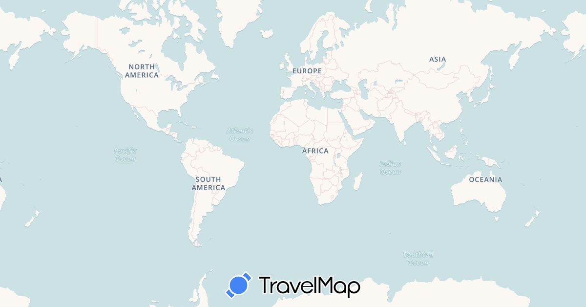 TravelMap itinerary: driving, bus, cycling, train in Australia (Oceania)